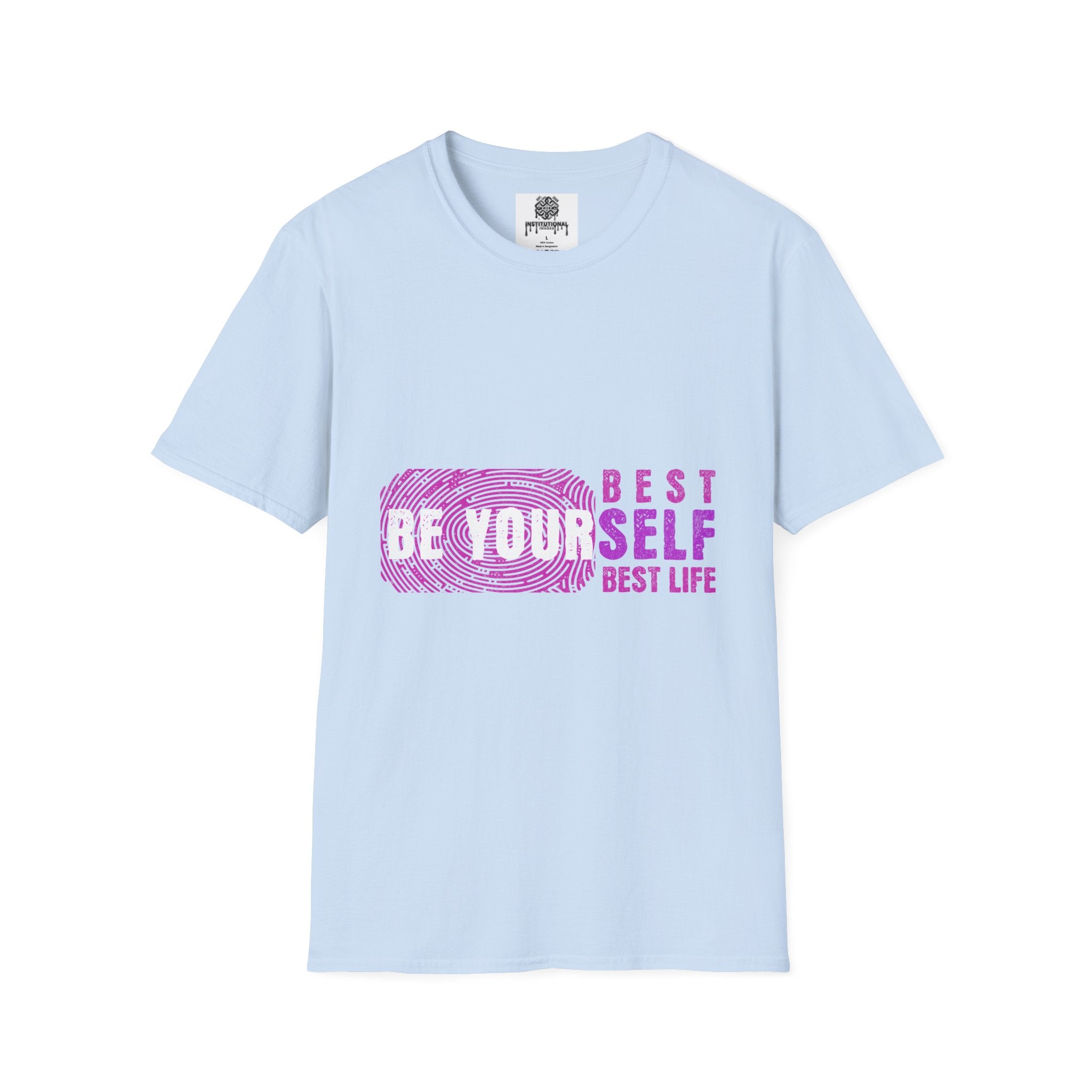 Best Yourself T-Shirt — Inspirational Pink Graphic Tee