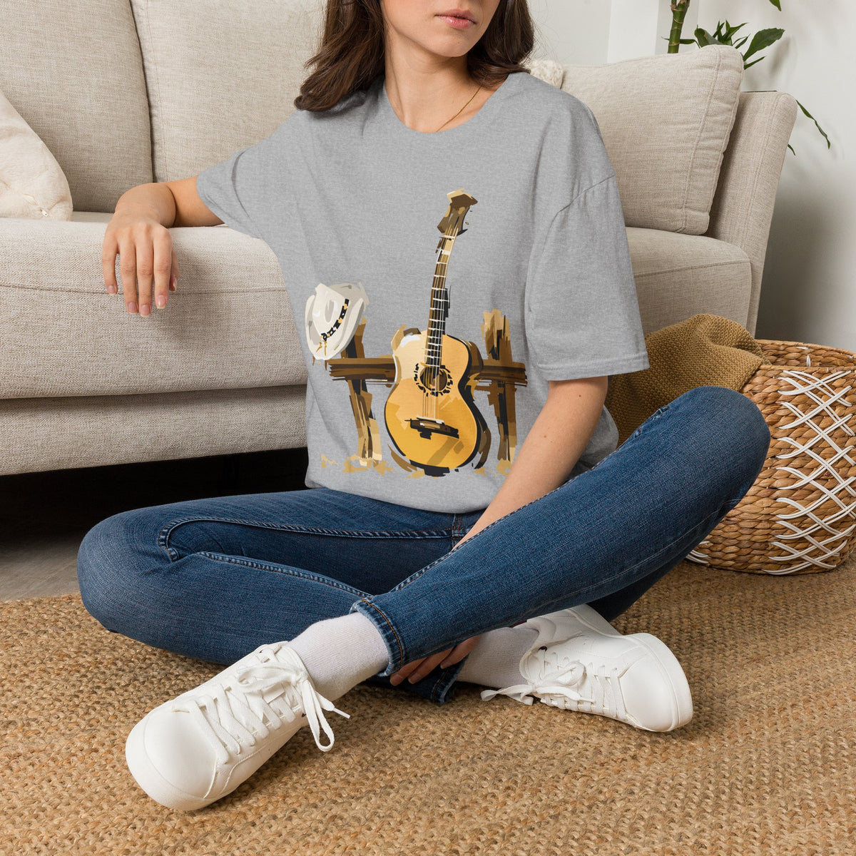 Guitar Trio T-Shirt — Acoustic Banjo Mandolin Musician Tee