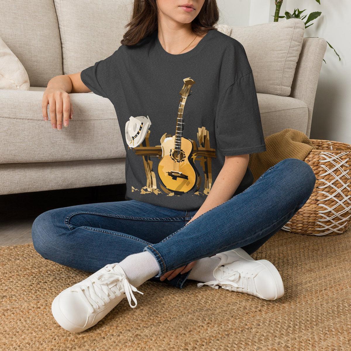 Guitar Trio T-Shirt — Acoustic Banjo Mandolin Musician Tee