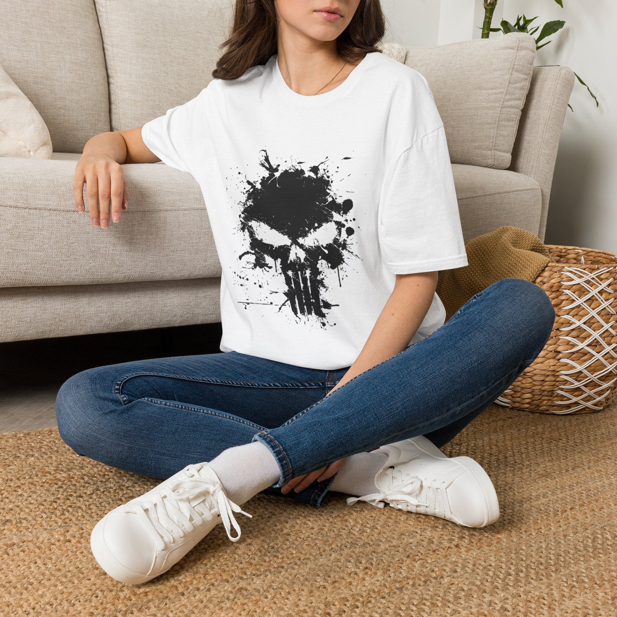 Skull Ink Splat T-Shirt