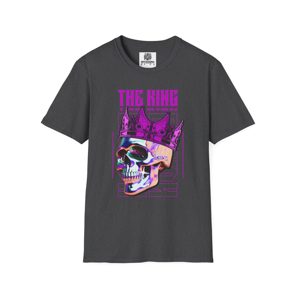 The King Skull Tee — Neon Crown Graphic T‑Shirt