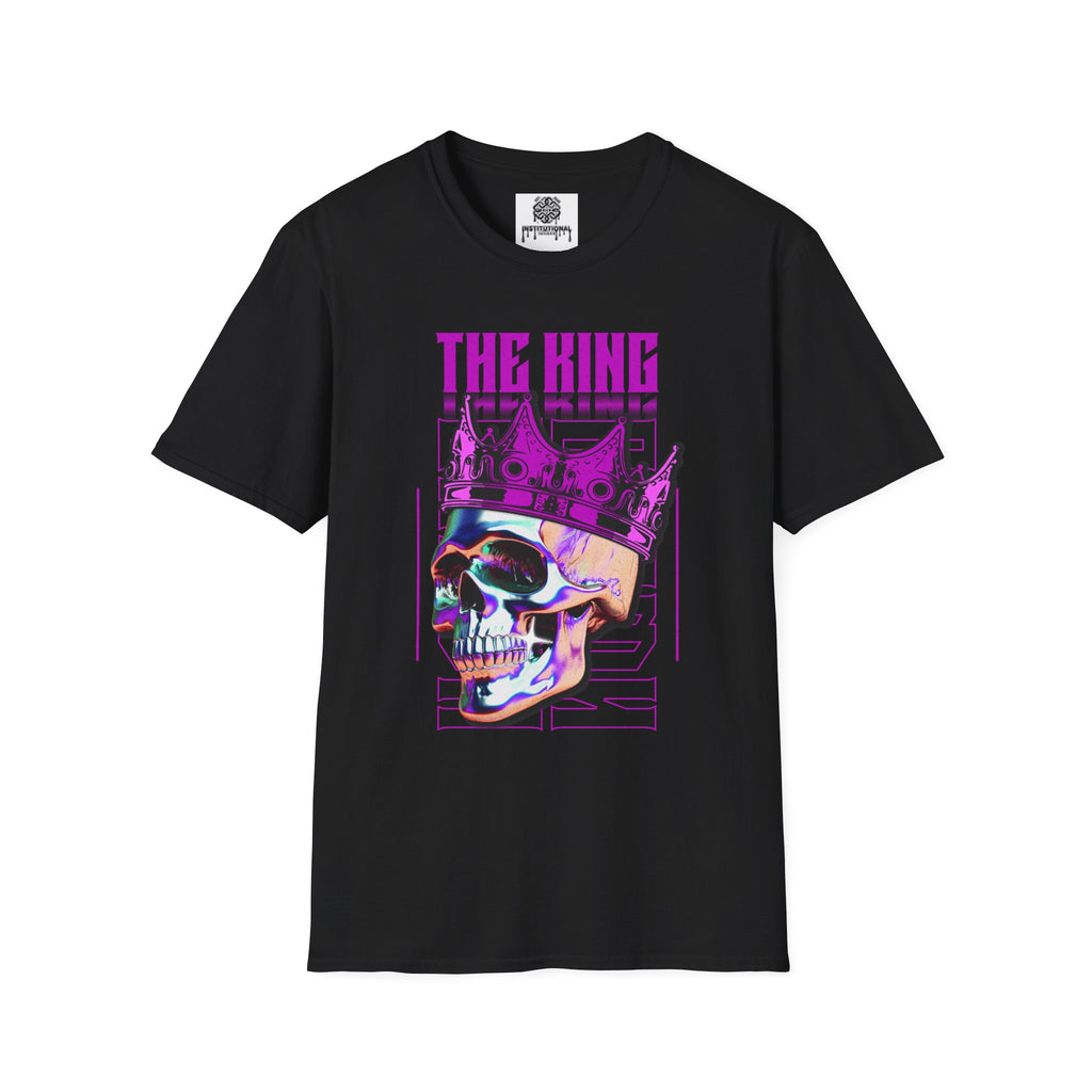 The King Skull Tee — Neon Crown Graphic T‑Shirt