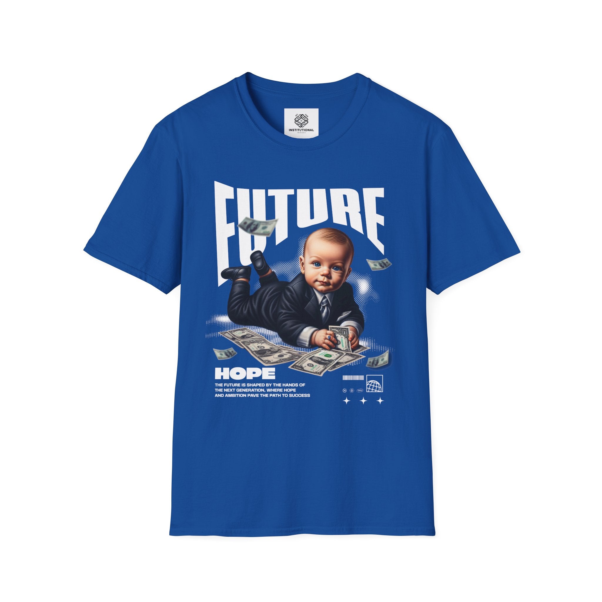 Baby Boss Money Tee — Funny Infant Business Graphic T-Shirt
