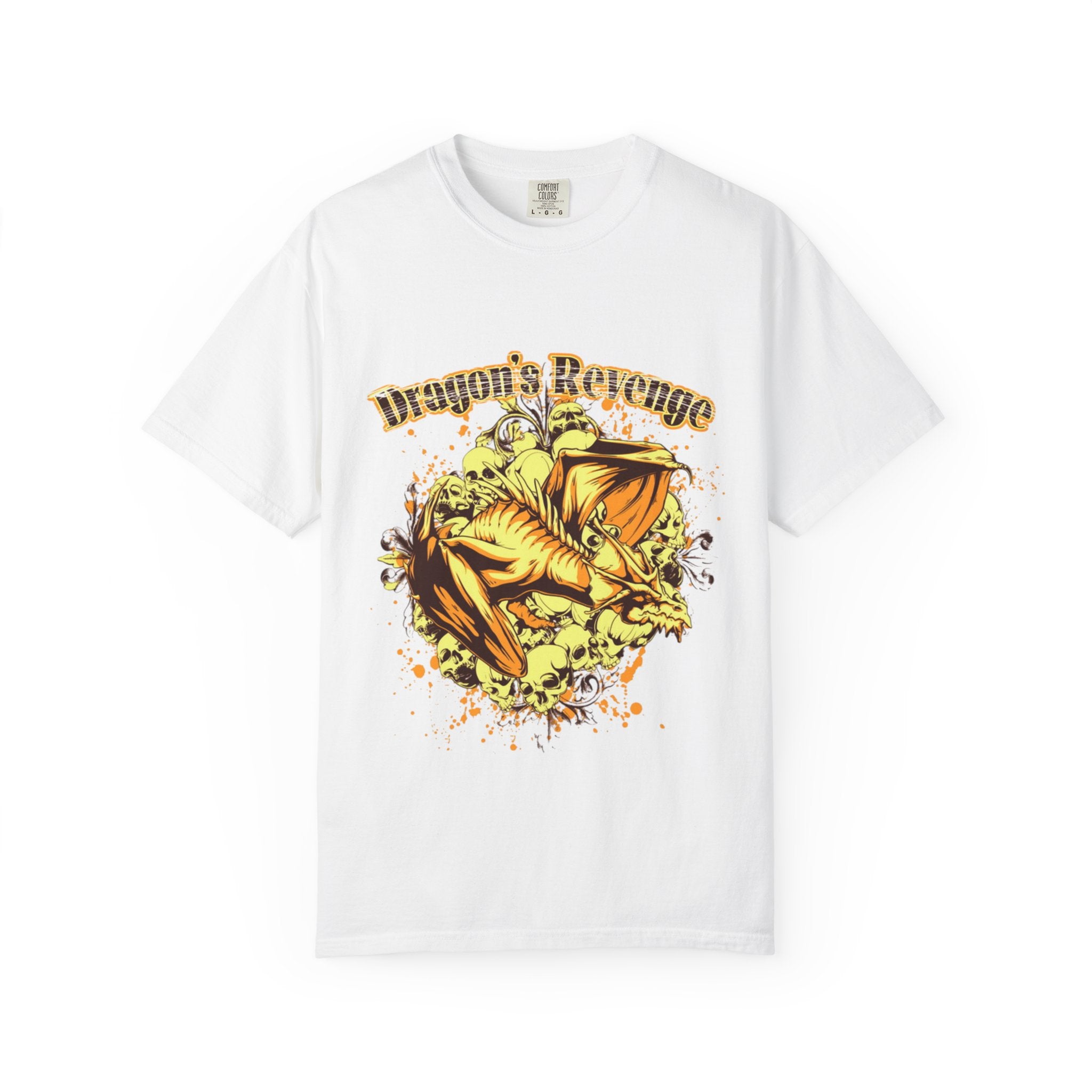 Dragon's Revenge T-Shirt — Fierce Golden Dragon Graphic Tee