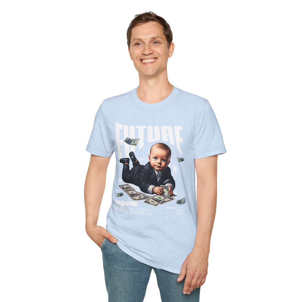 Baby Boss Money Tee — Funny Infant Business Graphic T-Shirt
