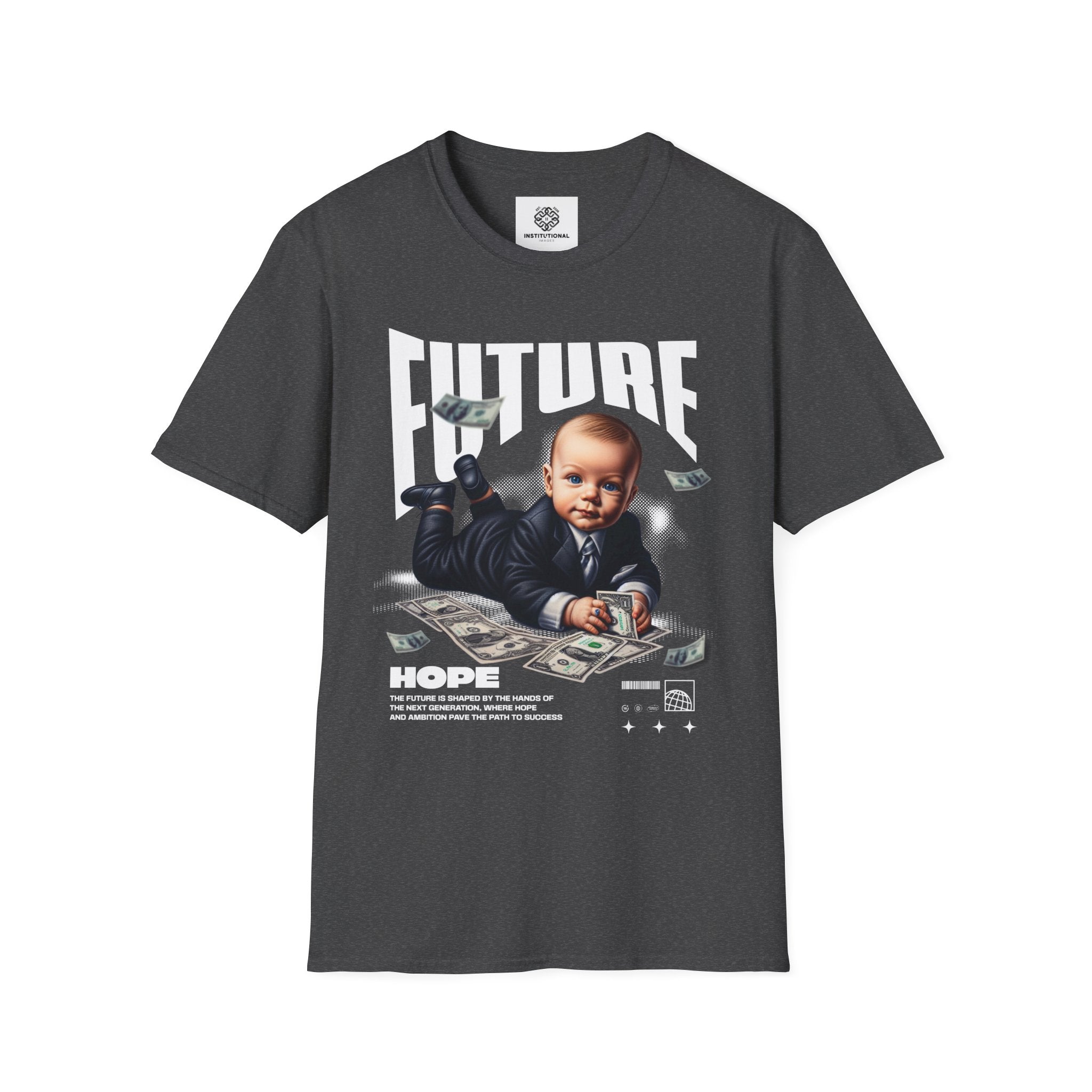 Baby Boss Money Tee — Funny Infant Business Graphic T-Shirt