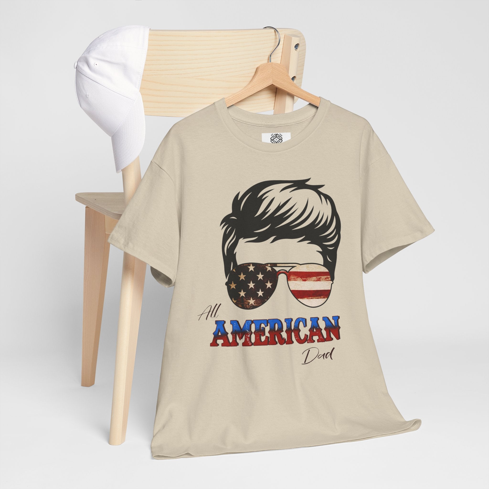 American Sunglasses Graphic Tee — "All American" Patriotic USA T-Shirt