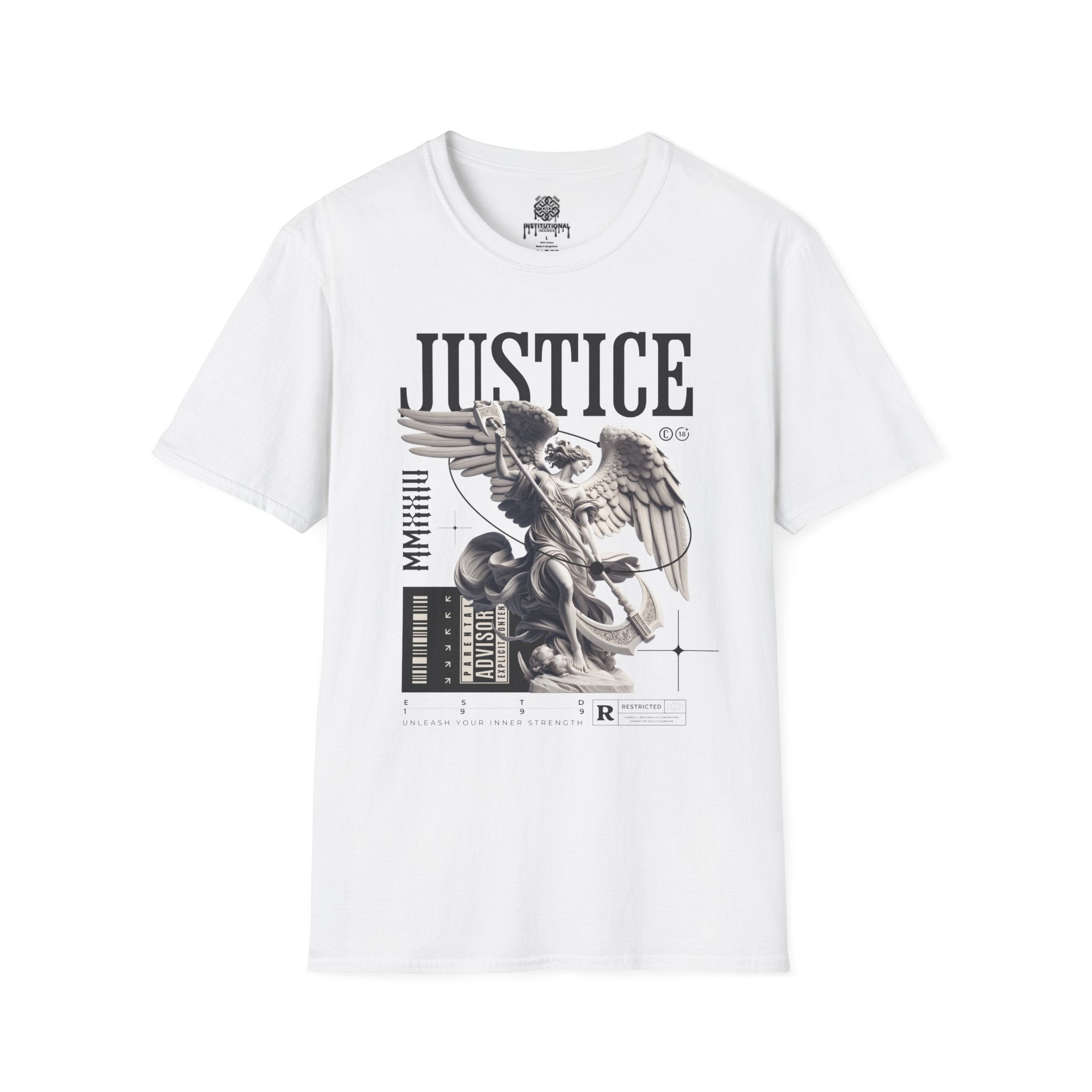 Justice Eagle T-Shirt — Vintage Courtroom Graphic Tee