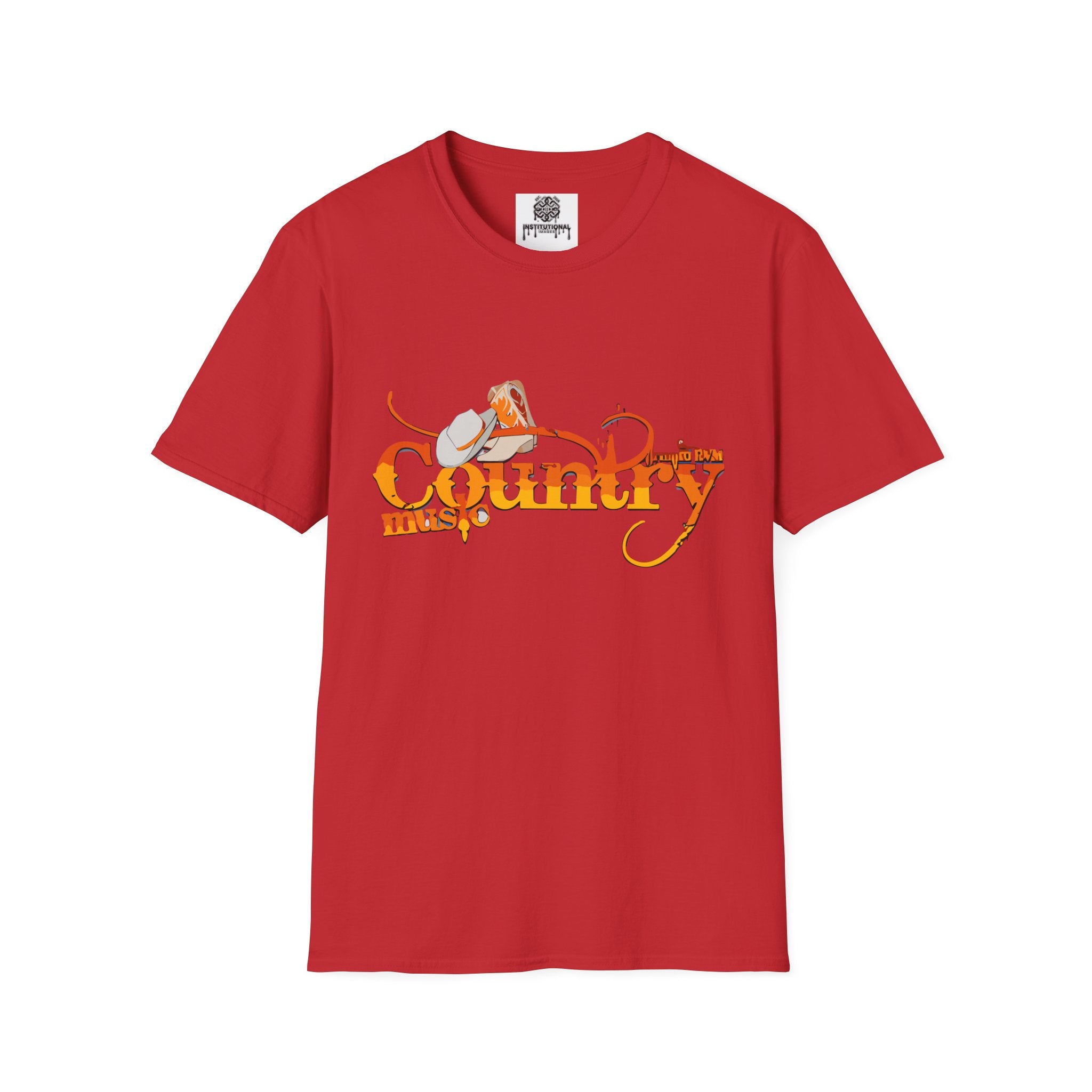 Country Music T‑Shirt — Vintage Cowboy Hat & Guitar Graphic