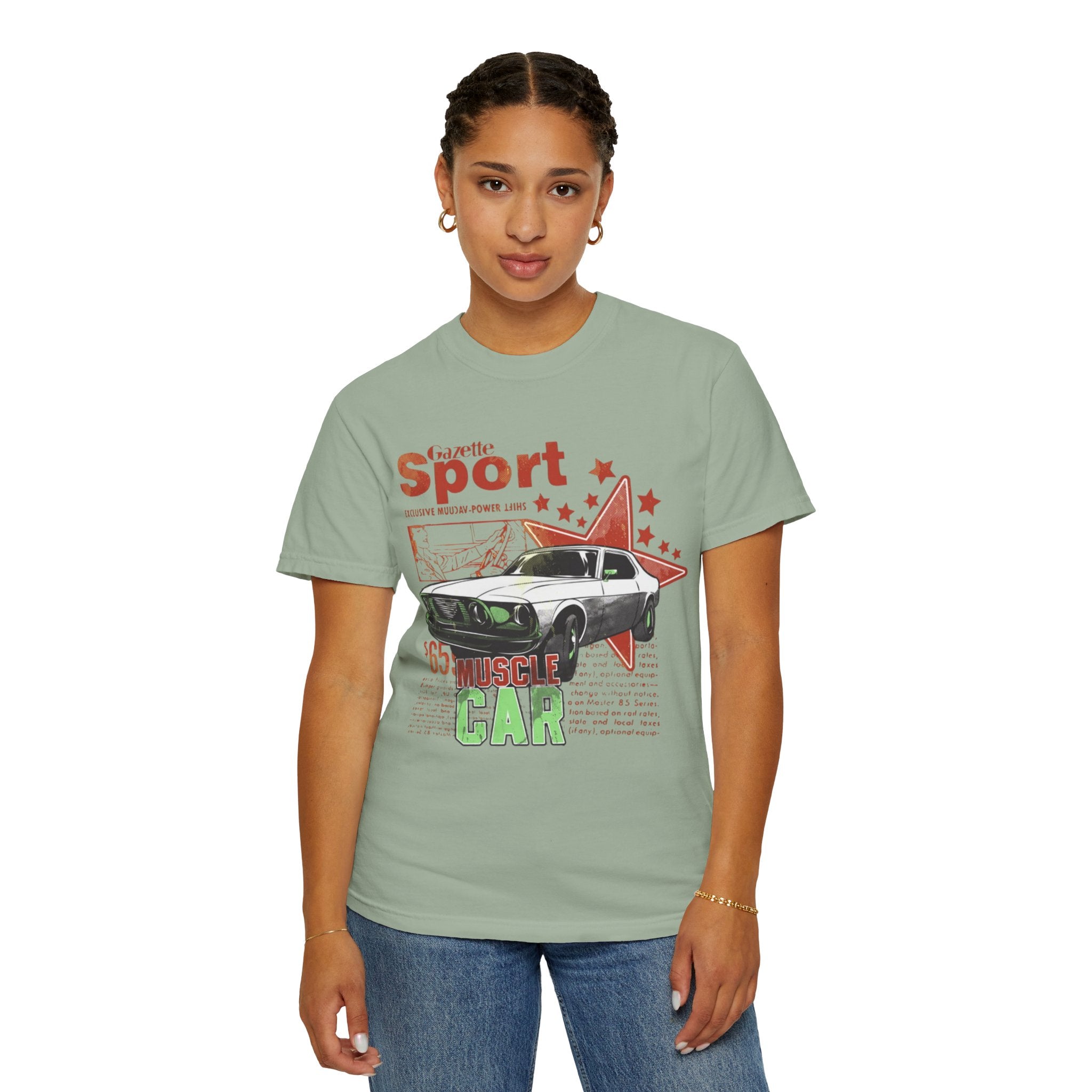 Muscle Car Graphic T-Shirt — '65 Sport Vintage Auto Tee