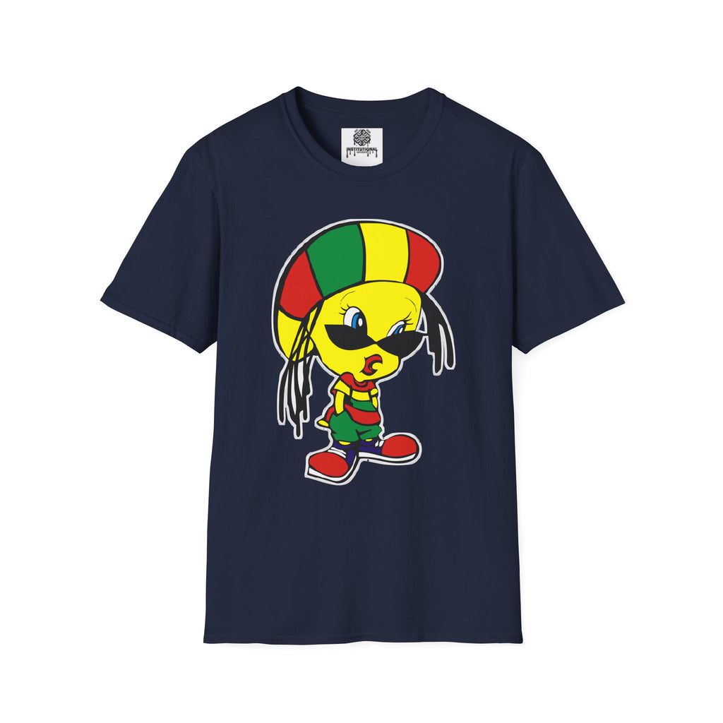 Rasta Tweety T-Shirt — Reggae Cartoon Graphic Tee