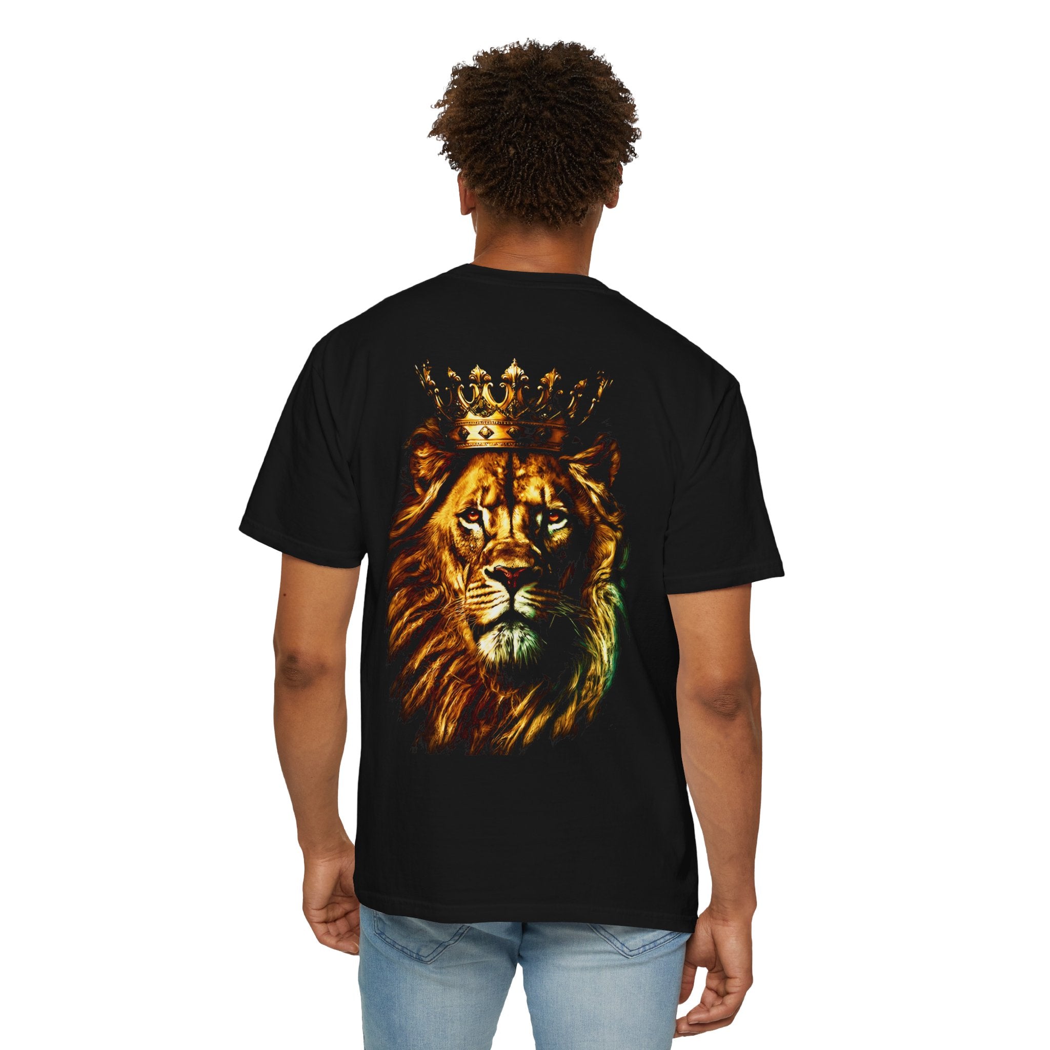 Lion King Crown T-Shirt — Majestic Royal Lion Graphic Tee