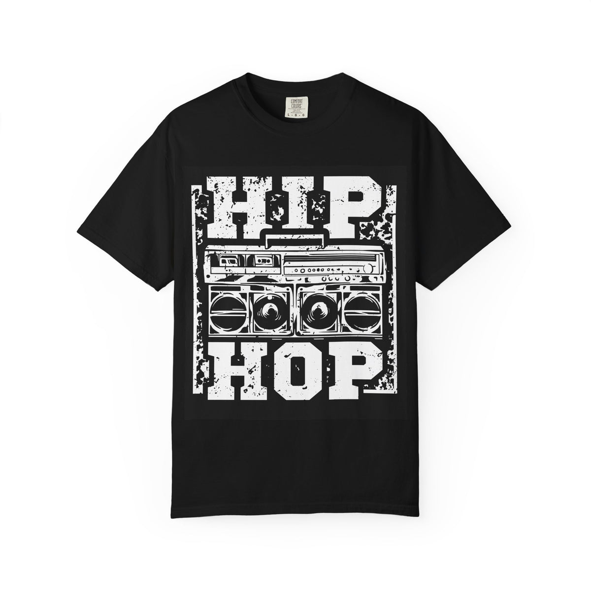 Hip Hop Boombox T-Shirt — Retro Urban Music Tee