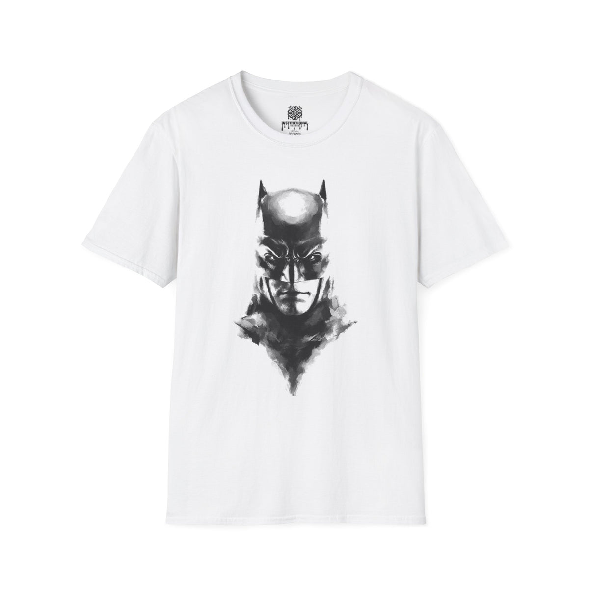 Batman Watercolor Portrait T-Shirt — Moody Superhero Graphic Tee