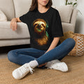 Sloth with Headphones T-Shirt — Chill Music Lover Tee