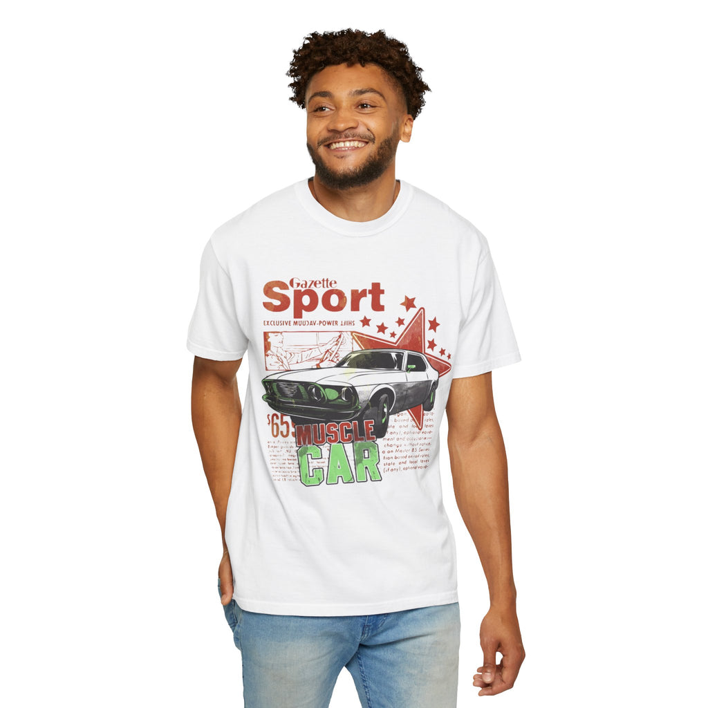Muscle Car Graphic T-Shirt — '65 Sport Vintage Auto Tee