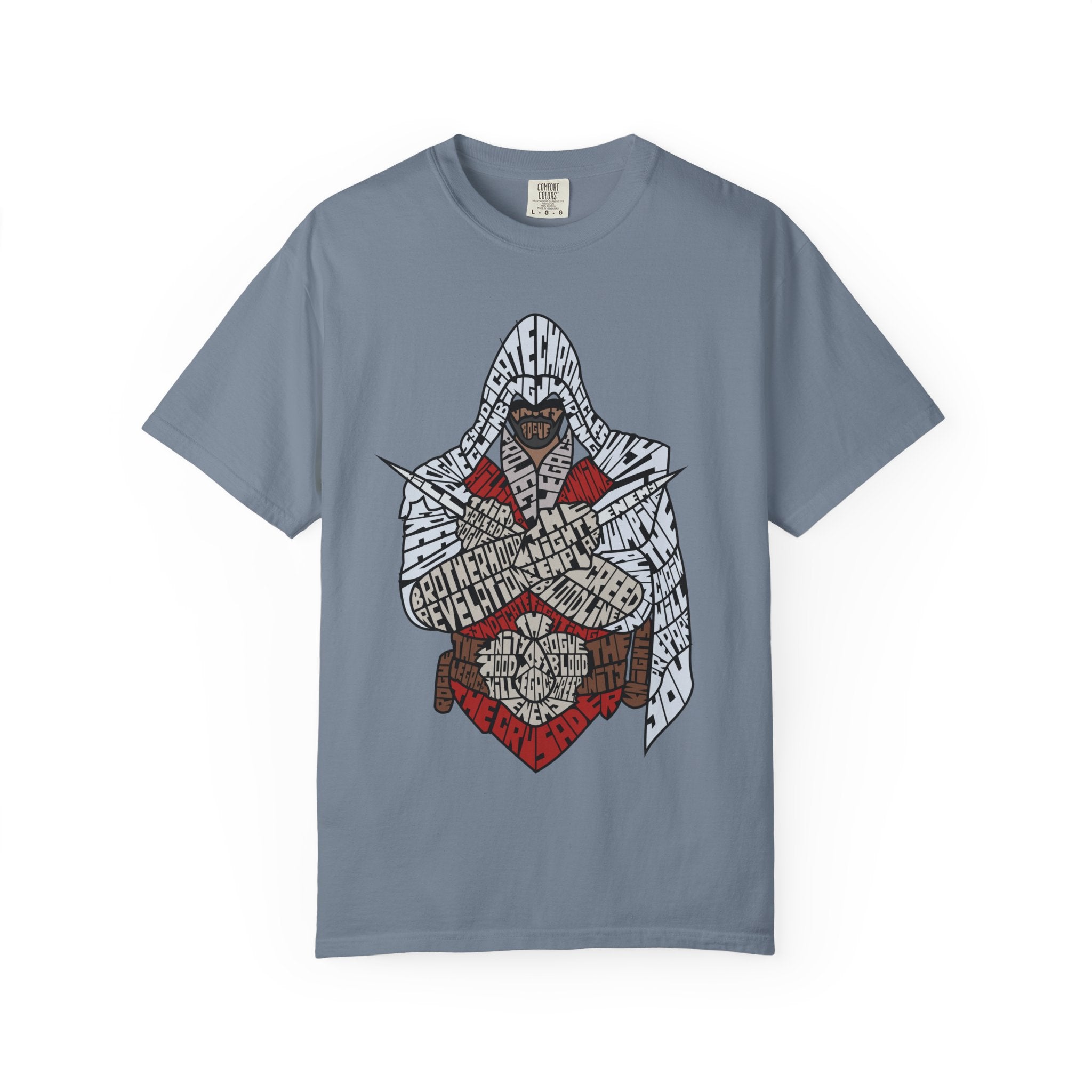Assassin Hooded Warrior Graphic T-Shirt — Retro Gamer / Video Game Fan Tee