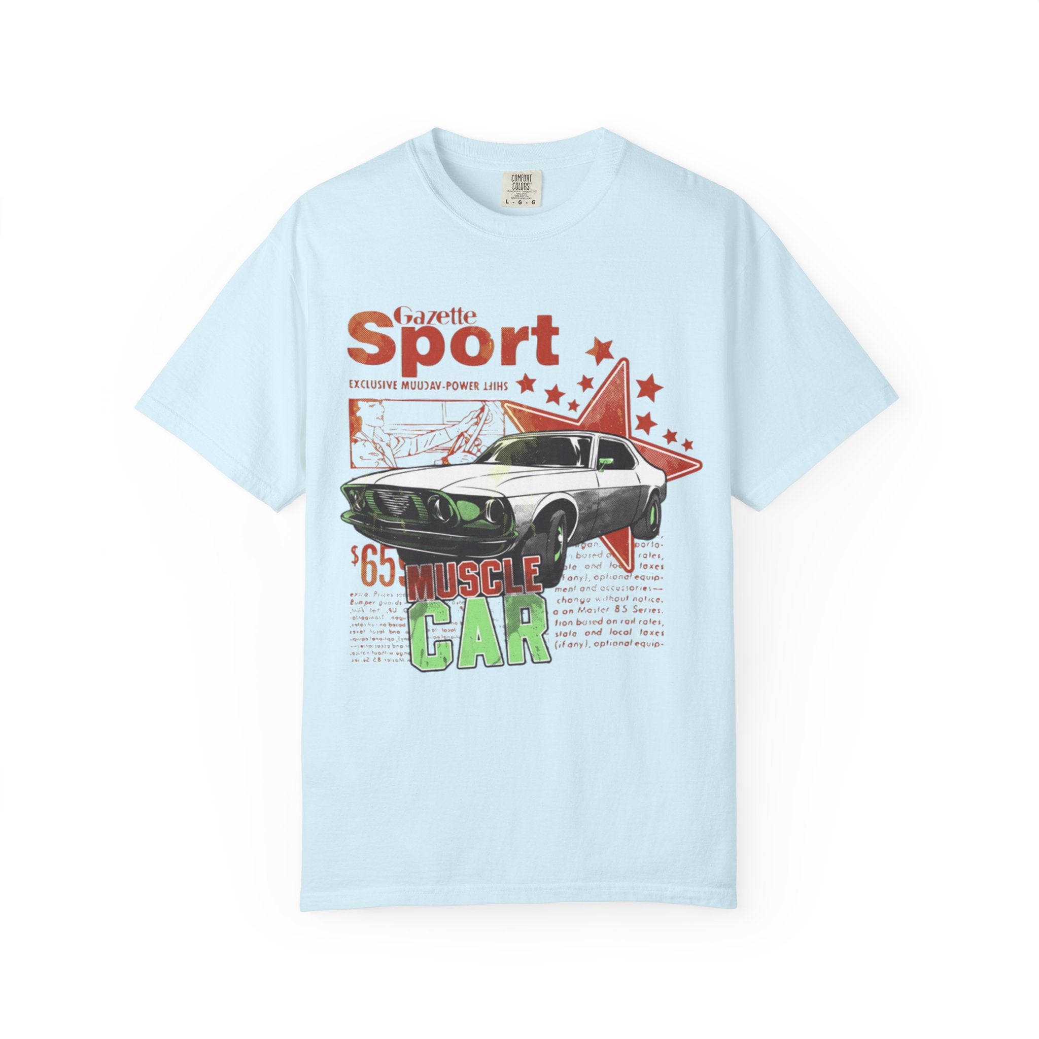 Muscle Car Graphic T-Shirt — '65 Sport Vintage Auto Tee