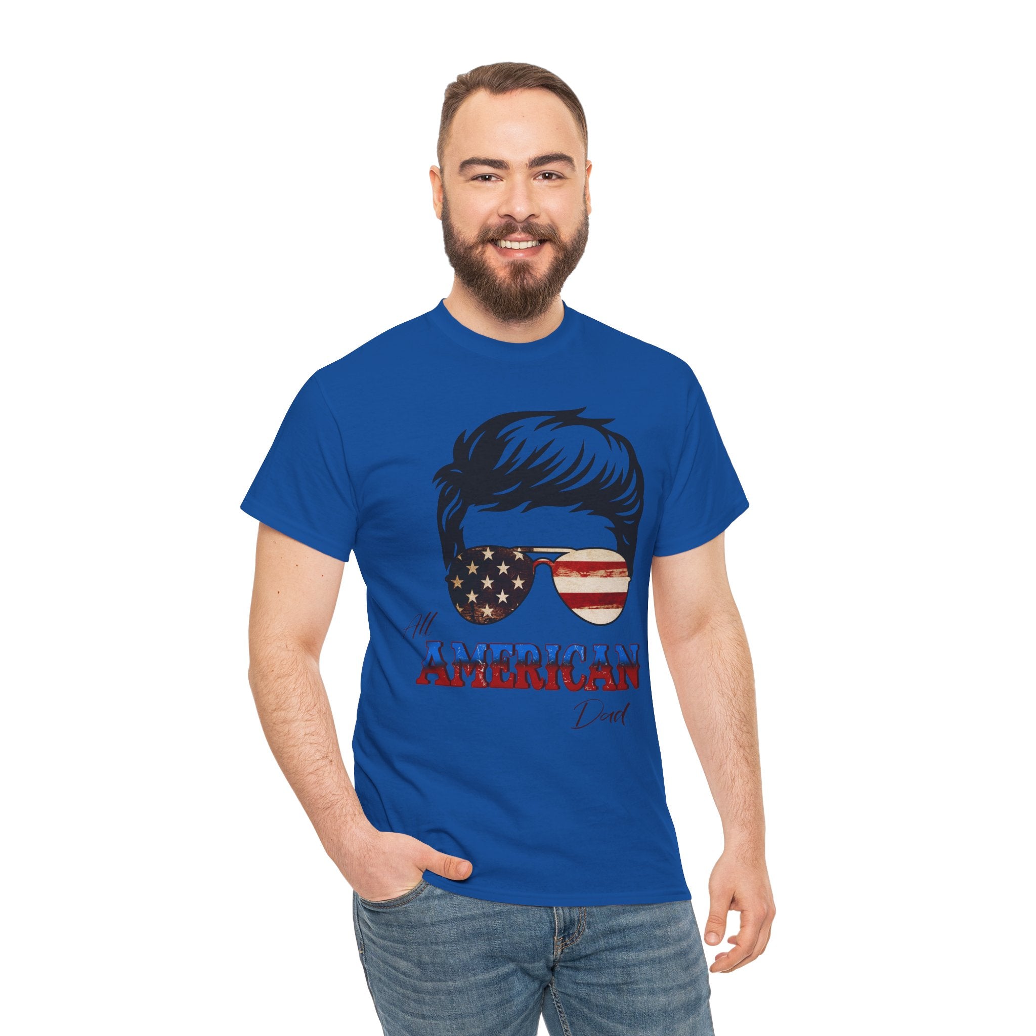 American Sunglasses Graphic Tee — "All American" Patriotic USA T-Shirt