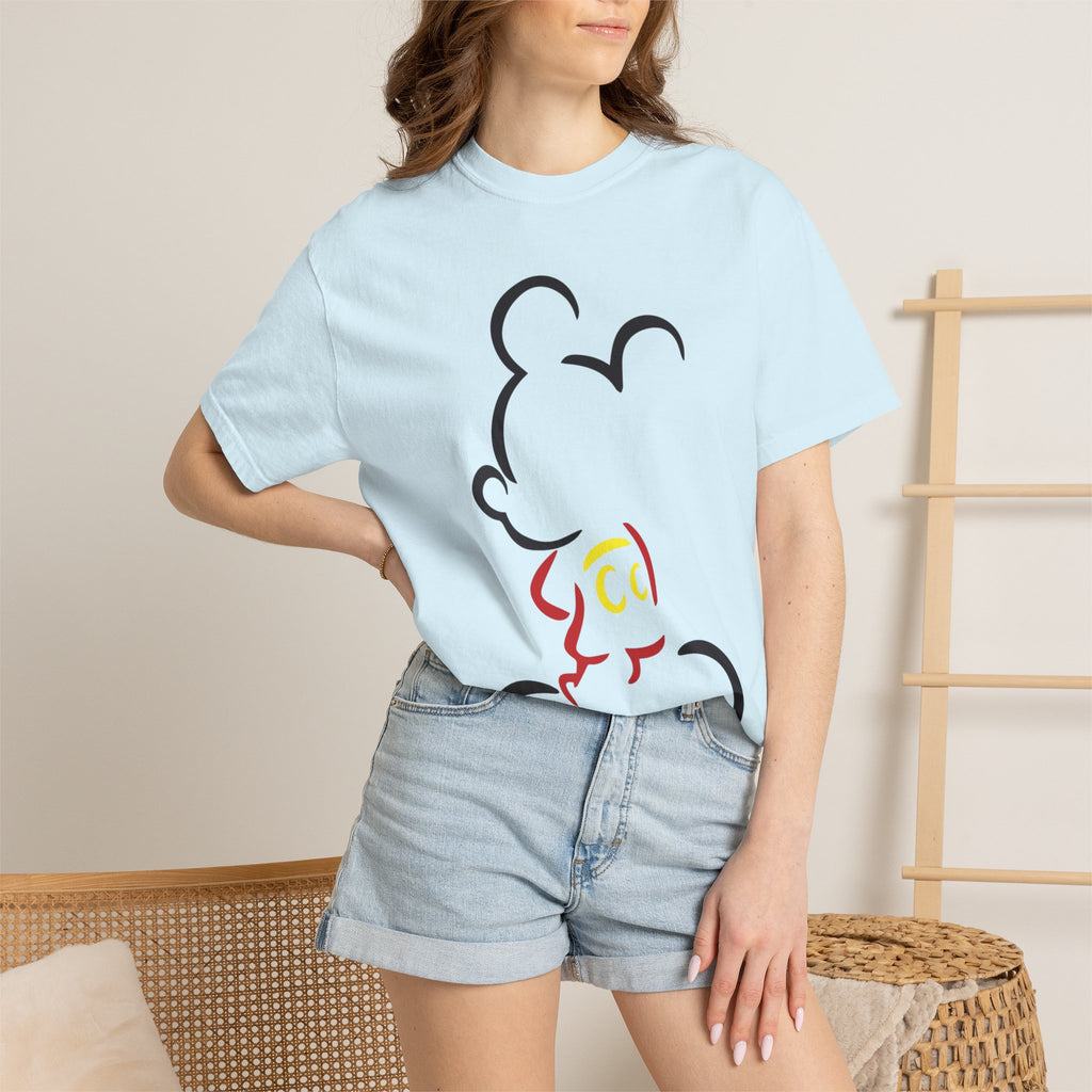 Minimalist Mouse Silhouette T-Shirt