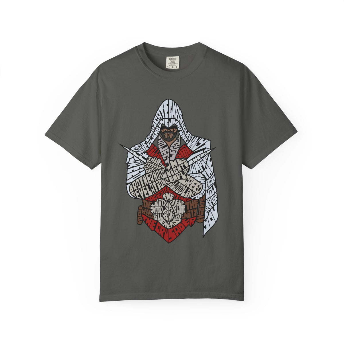 Assassin Hooded Warrior Graphic T-Shirt — Retro Gamer / Video Game Fan Tee