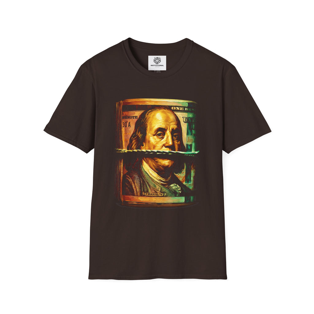 Benjamin Franklin Bill Graphic T-Shirt — Retro Money Art Tee