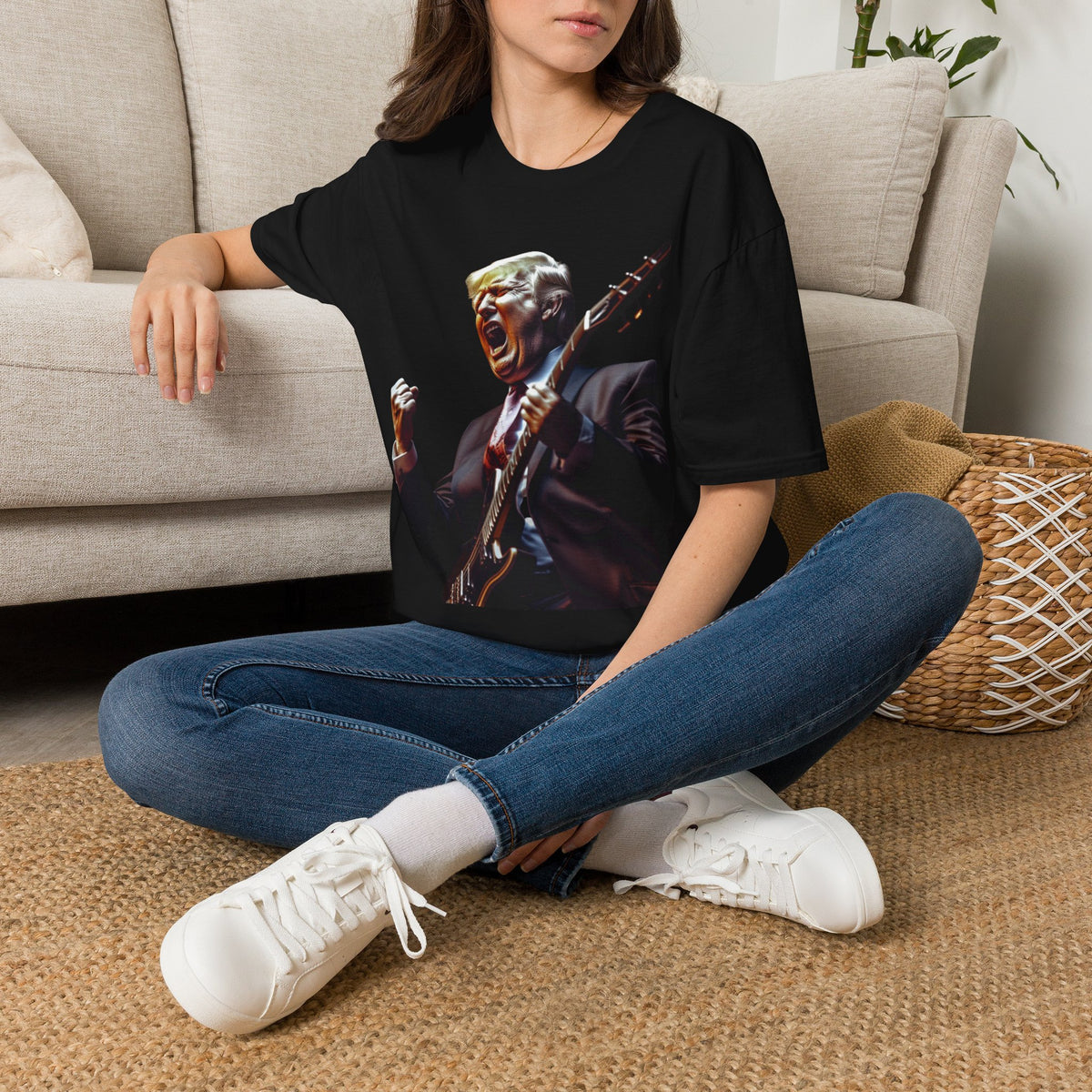 Political Rock Portrait T-Shirt