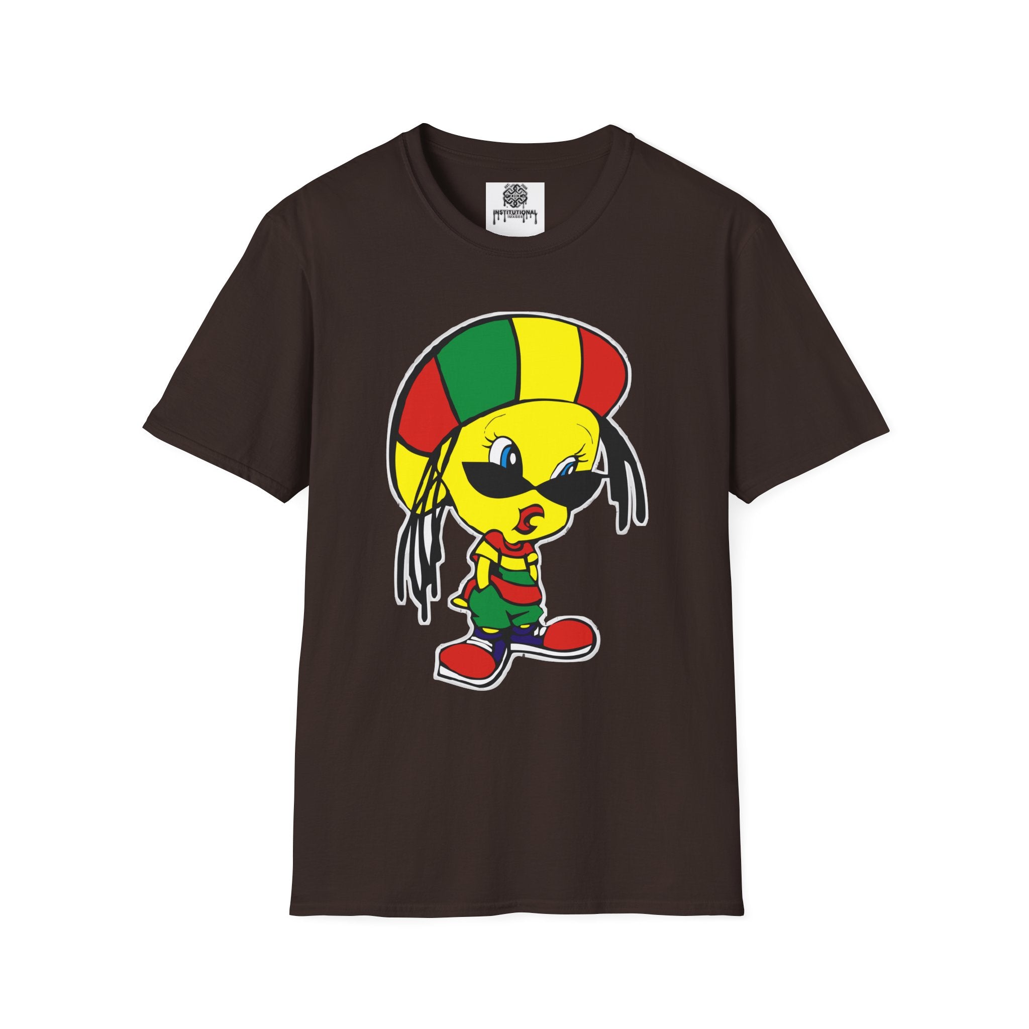 Rasta Tweety T-Shirt — Reggae Cartoon Graphic Tee