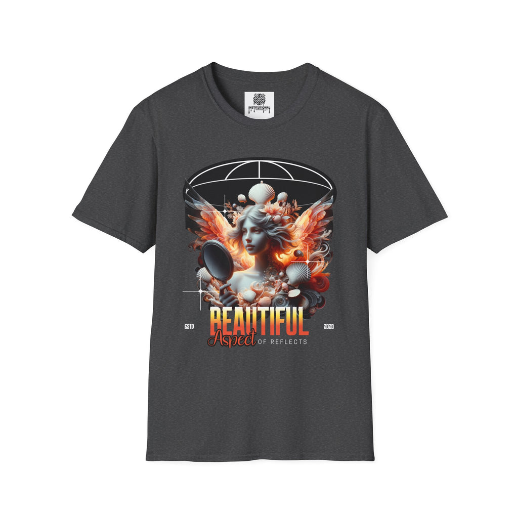 Artistic Phoenix Portrait T-Shirt — 'Beautiful' Retro Surreal Graphic Tee