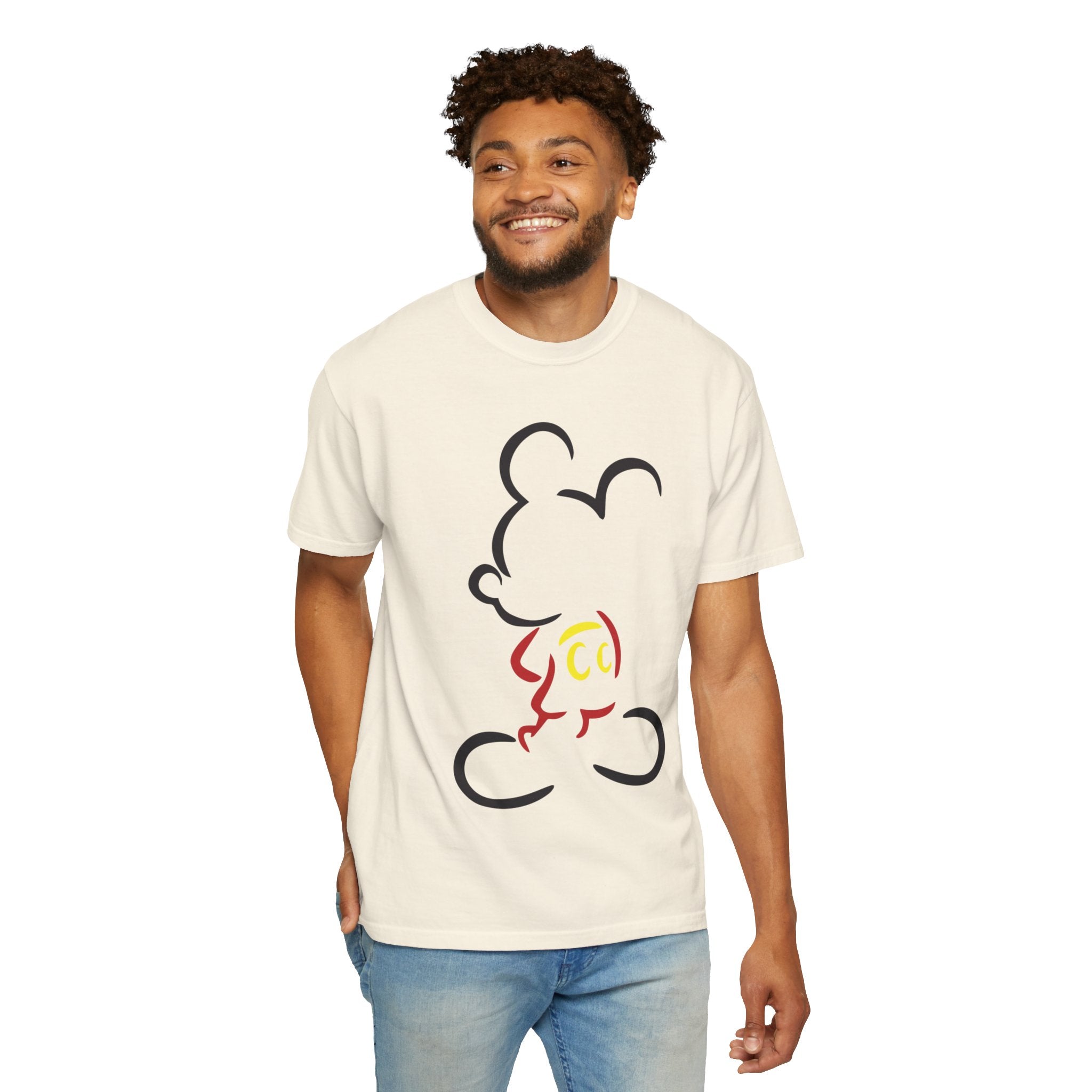 Minimalist Mouse Silhouette T-Shirt