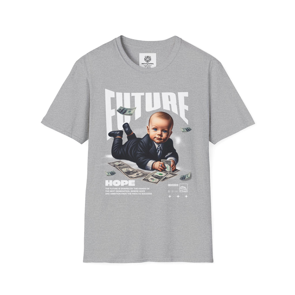 Baby Boss Money Tee — Funny Infant Business Graphic T-Shirt