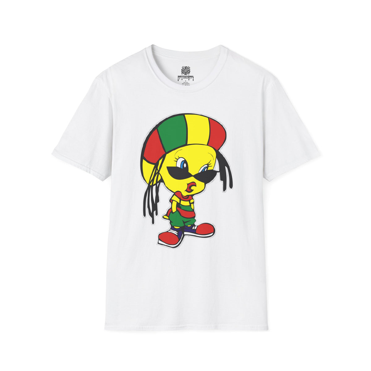 Rasta Tweety T-Shirt — Reggae Cartoon Graphic Tee