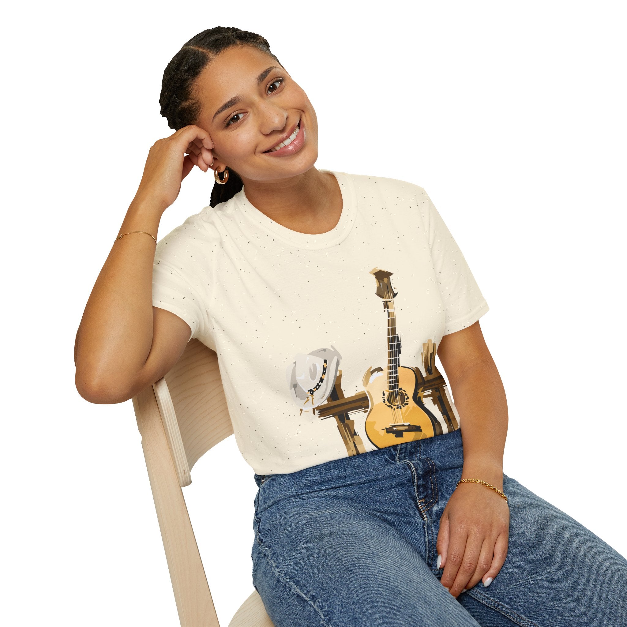 Guitar Trio T-Shirt — Acoustic Banjo Mandolin Musician Tee