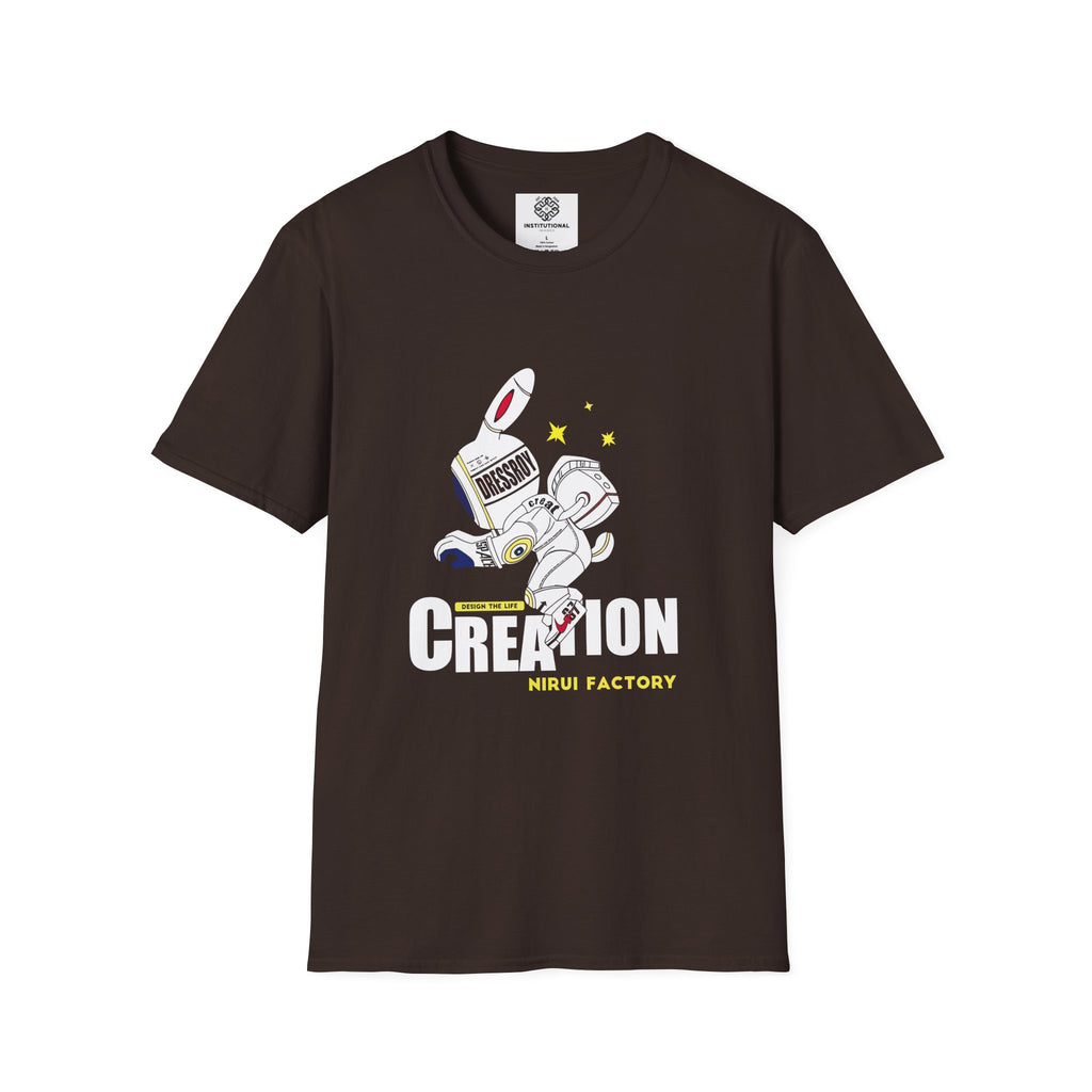 Astronaut Creation T‑Shirt — 'Creation' Space Graphic Tee