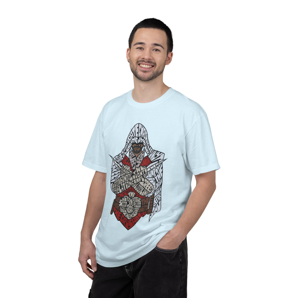 Assassin Hooded Warrior Graphic T-Shirt — Retro Gamer / Video Game Fan Tee