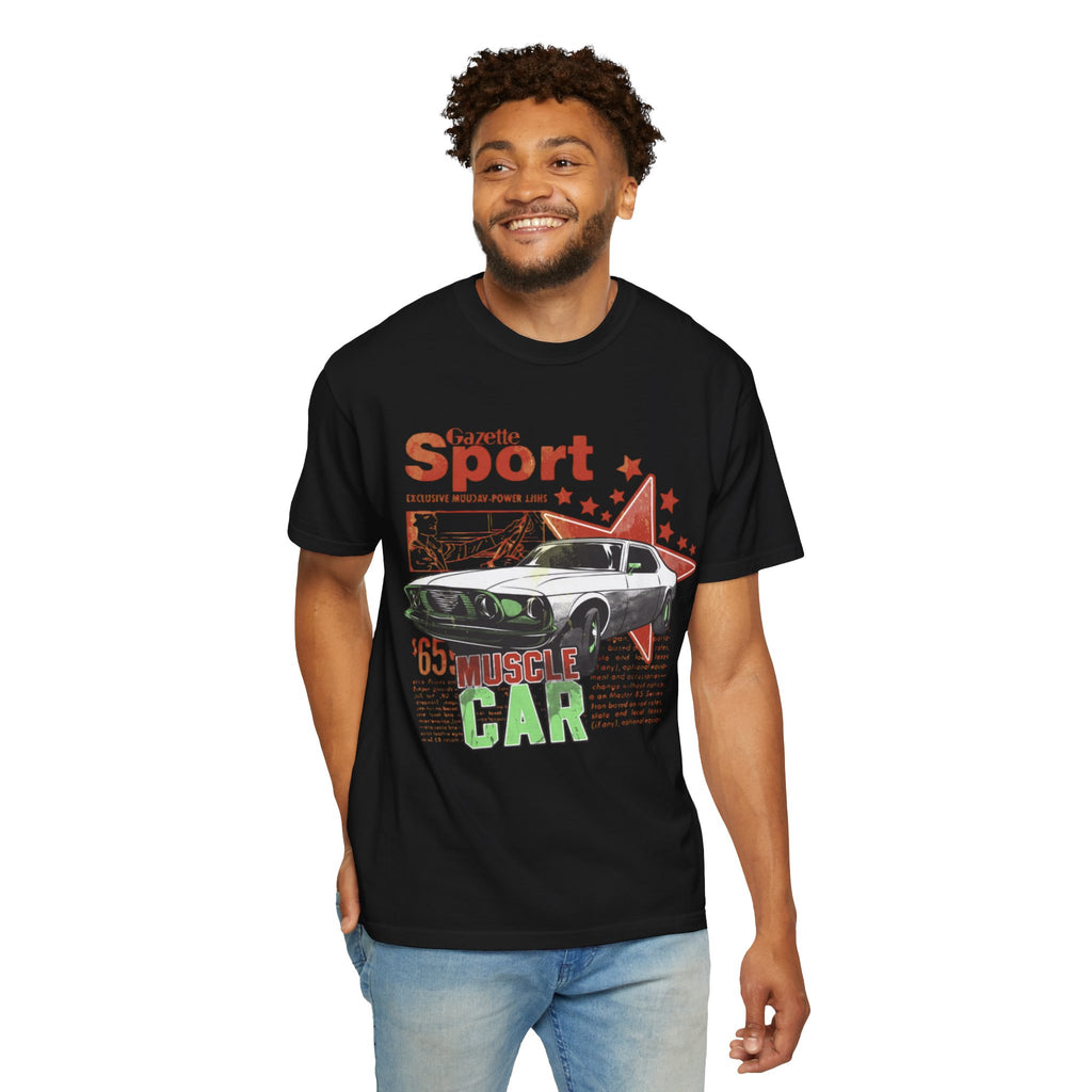 Muscle Car Graphic T-Shirt — '65 Sport Vintage Auto Tee