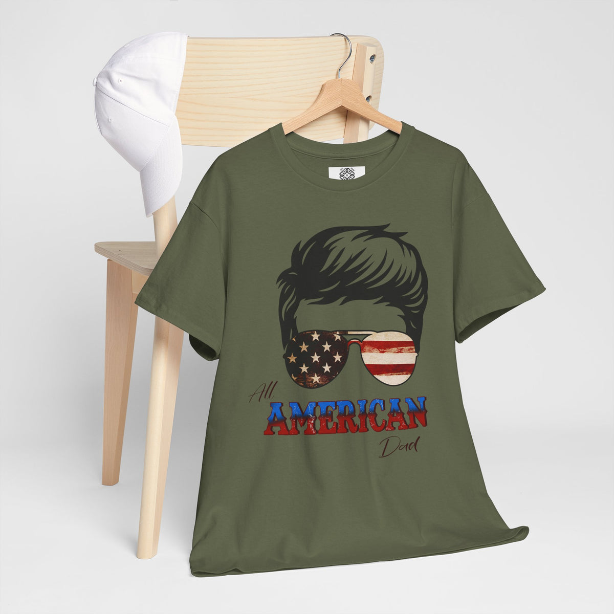 American Sunglasses Graphic Tee — "All American" Patriotic USA T-Shirt