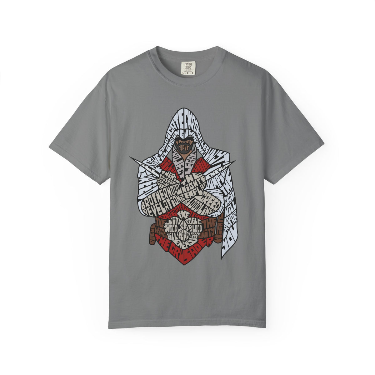 Assassin Hooded Warrior Graphic T-Shirt — Retro Gamer / Video Game Fan Tee
