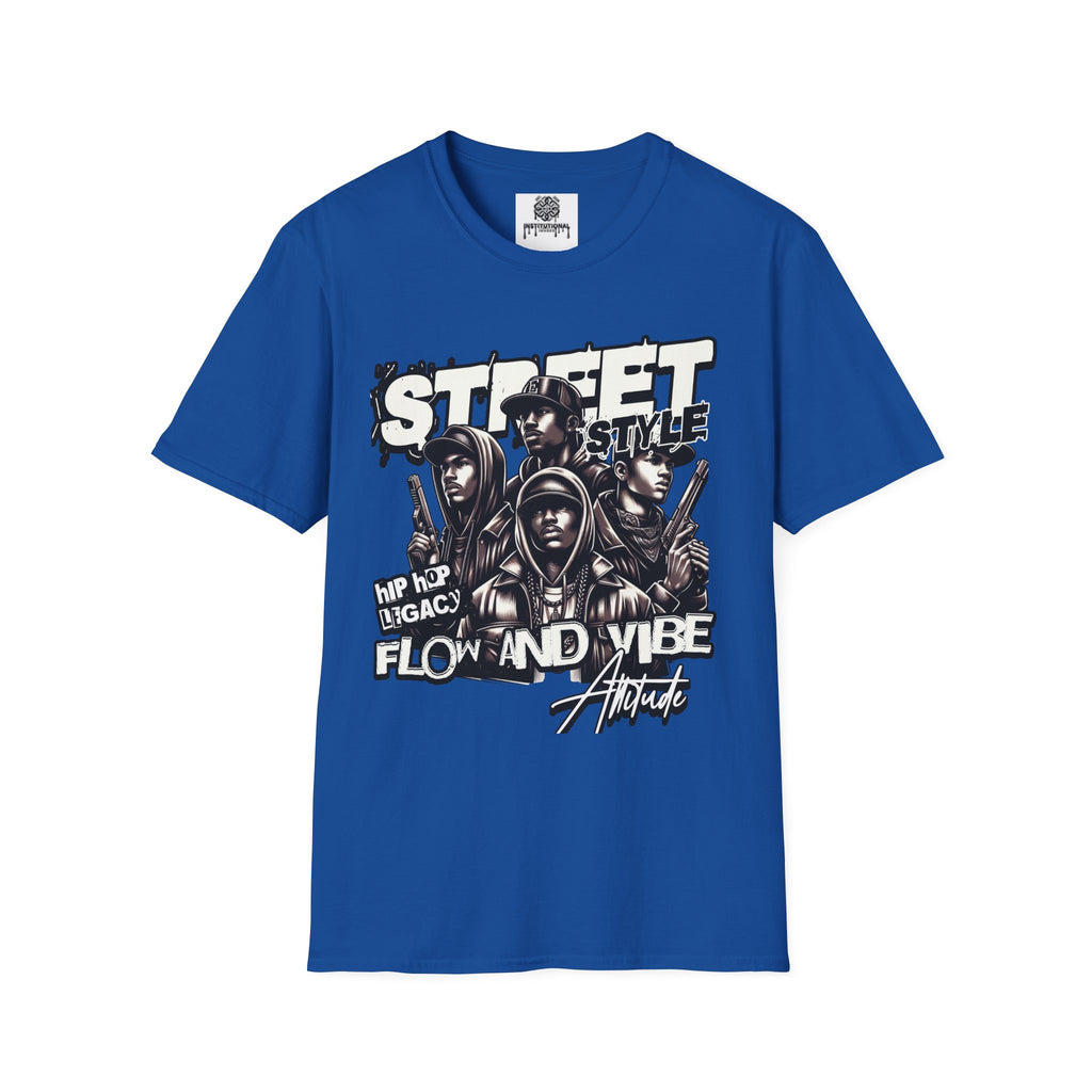 Street Style Graphic T‑Shirt — 'Street Style' Urban Vibe Tee with Crew Portraits