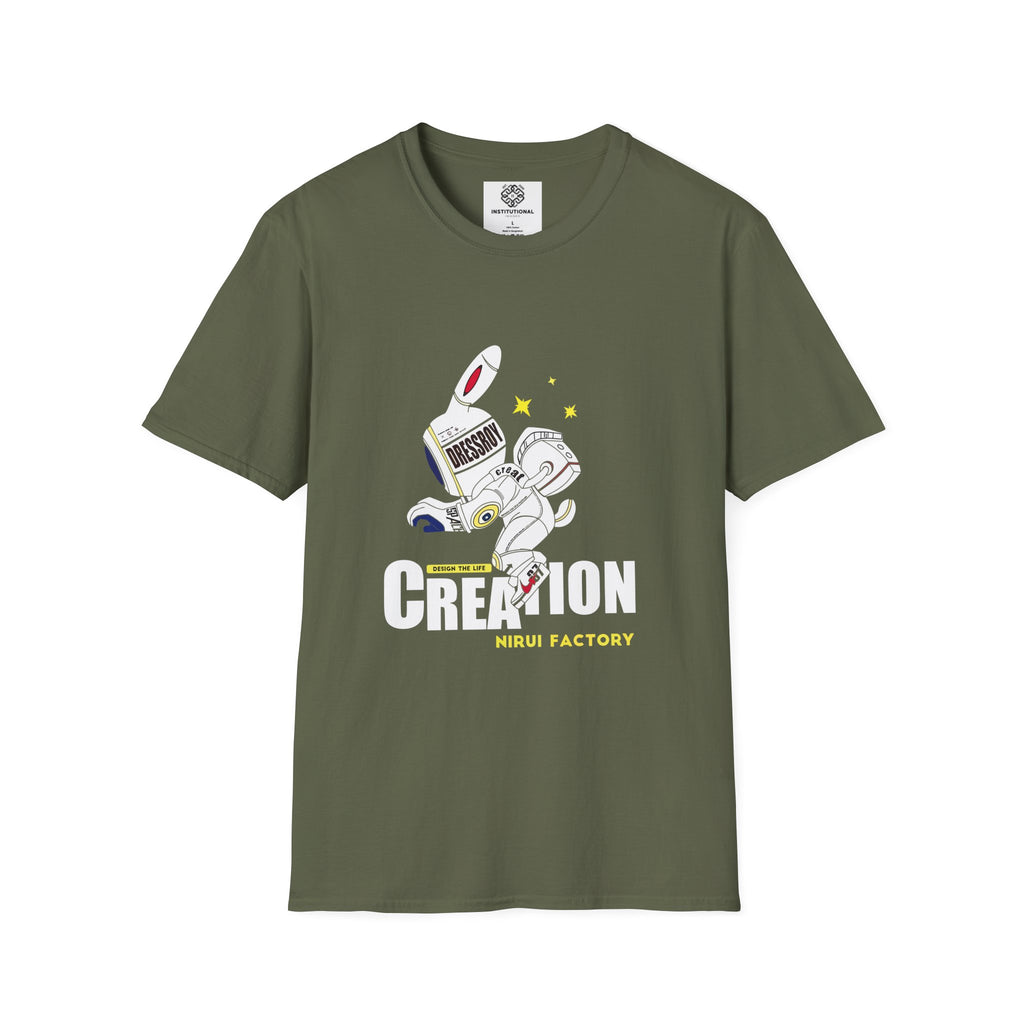 Astronaut Creation T‑Shirt — 'Creation' Space Graphic Tee