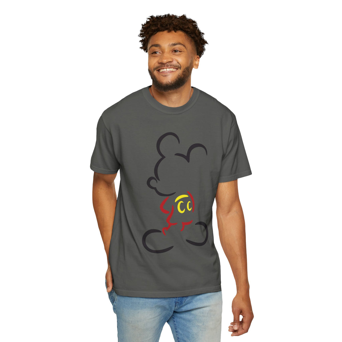 Minimalist Mouse Silhouette T-Shirt