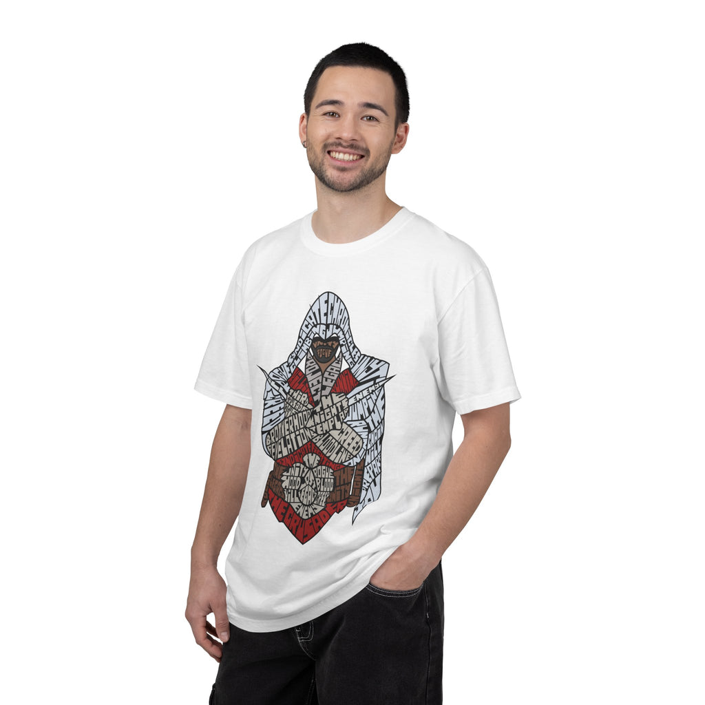 Assassin Hooded Warrior Graphic T-Shirt — Retro Gamer / Video Game Fan Tee