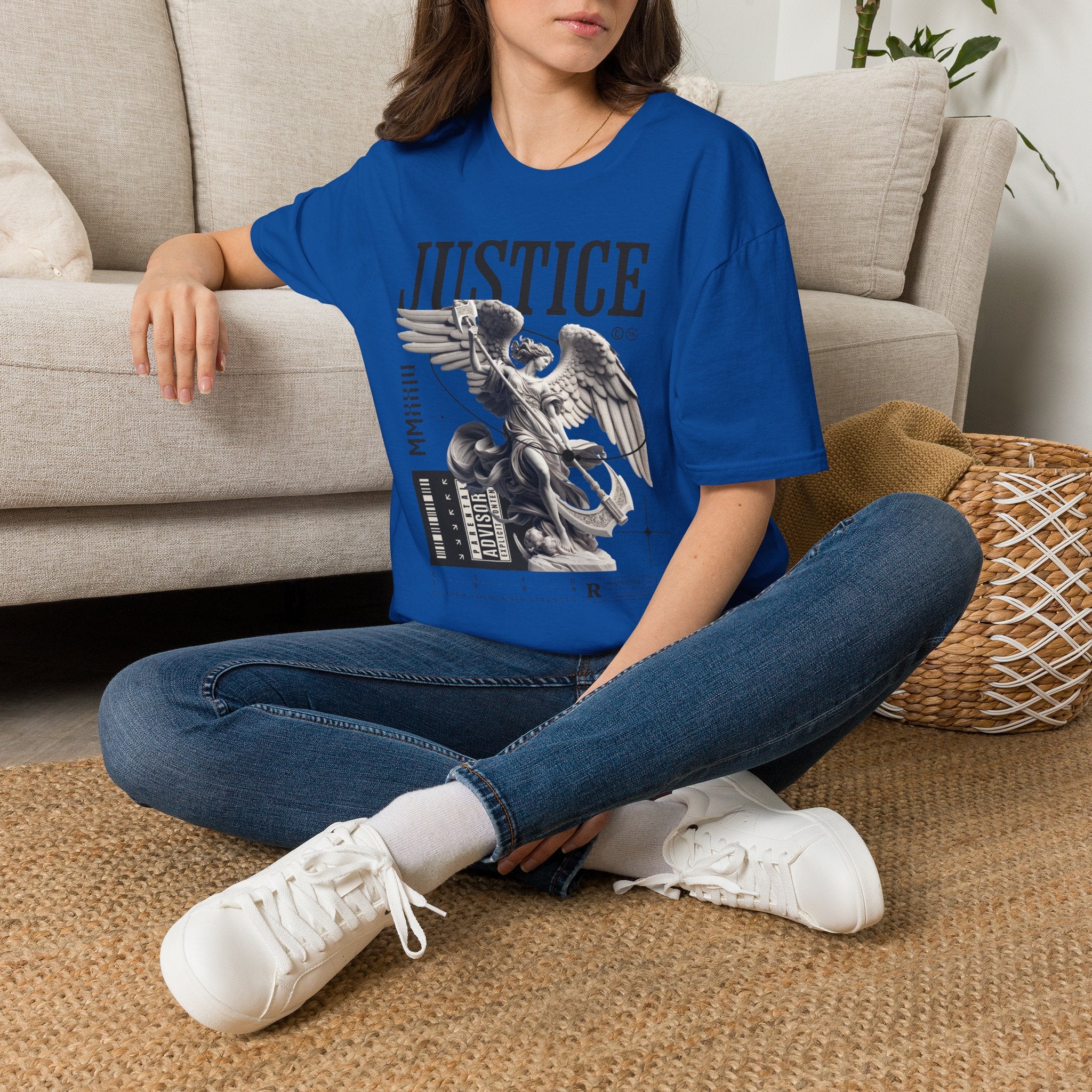 Justice Eagle T-Shirt — Vintage Courtroom Graphic Tee