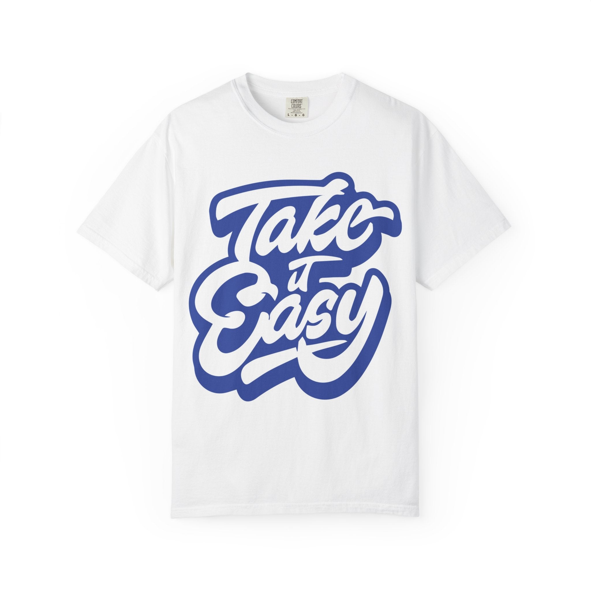 Take It Easy T-Shirt — Retro Script Relaxed Tee