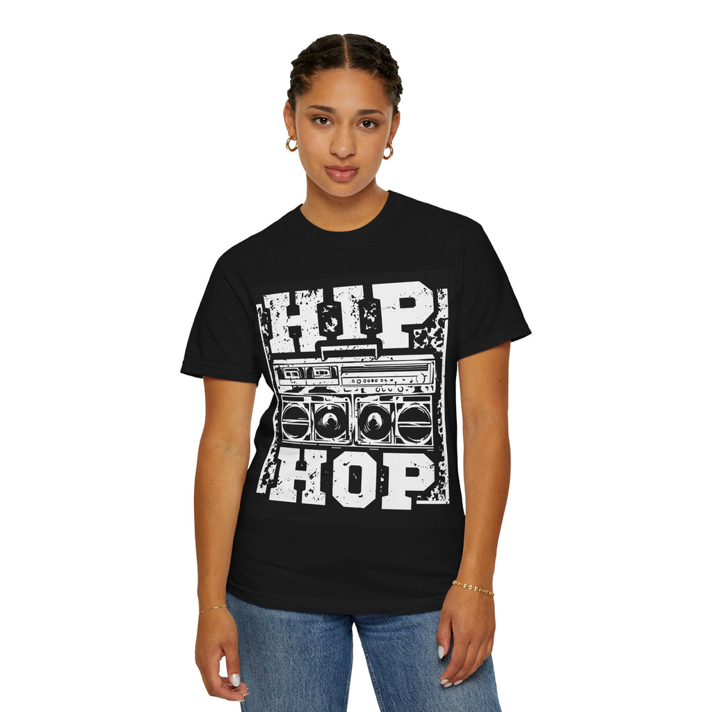 Hip Hop Boombox T-Shirt — Retro Urban Music Tee