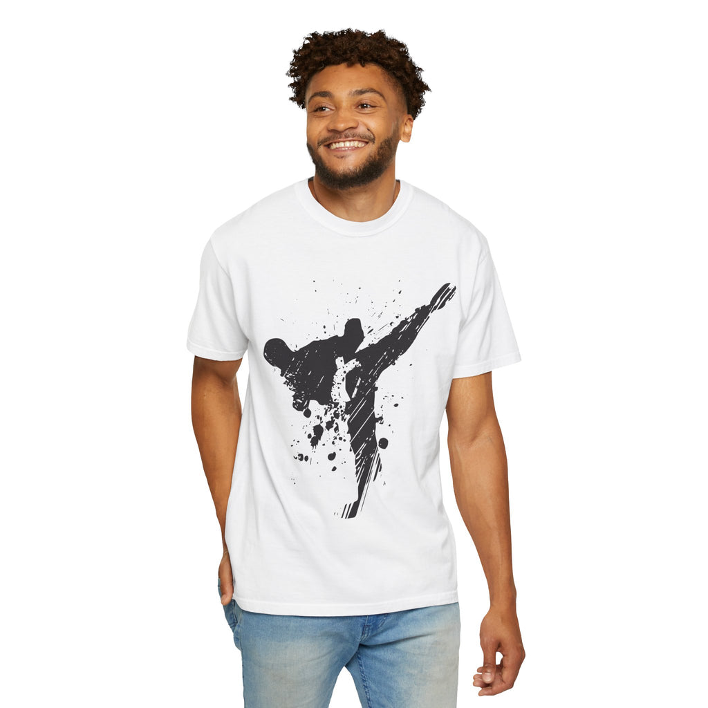 Martial Arts Kick T-Shirt — Ink Splash Karate Tee