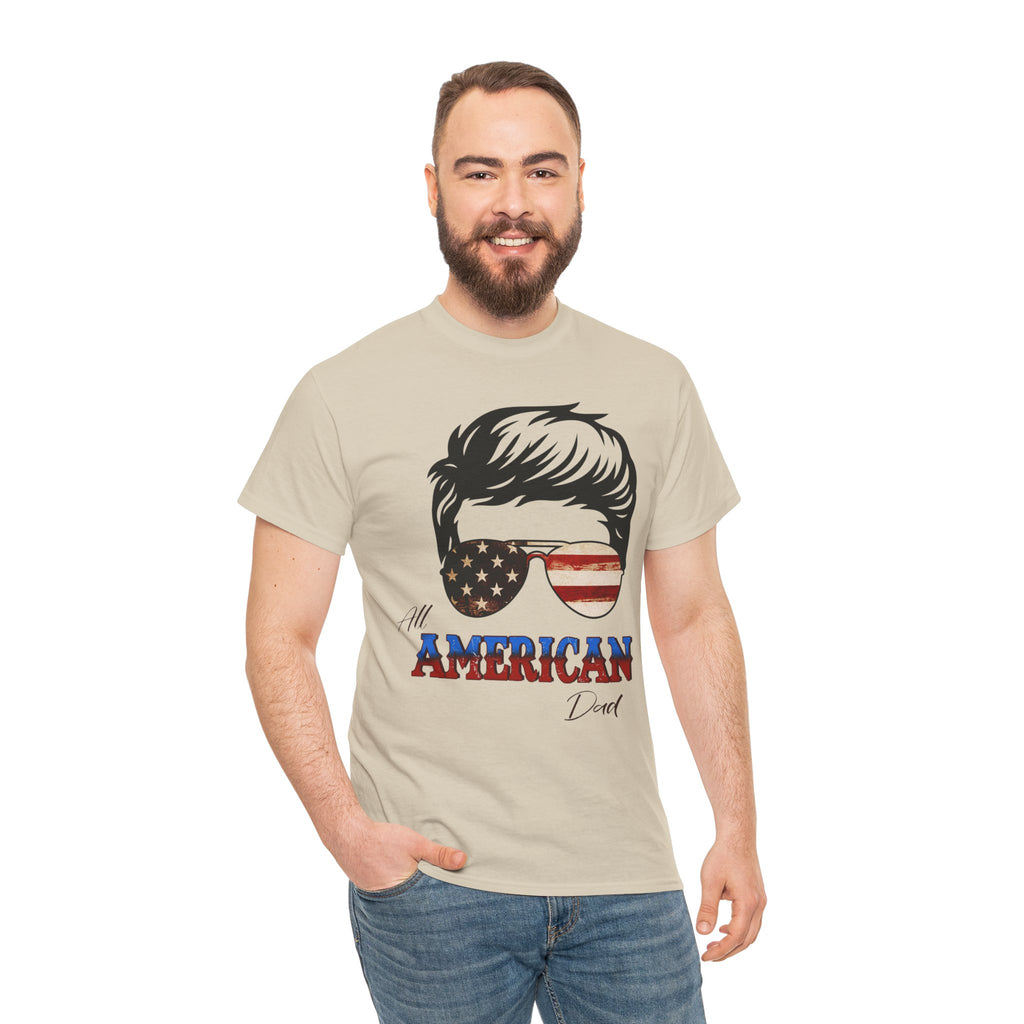 American Sunglasses Graphic Tee — "All American" Patriotic USA T-Shirt