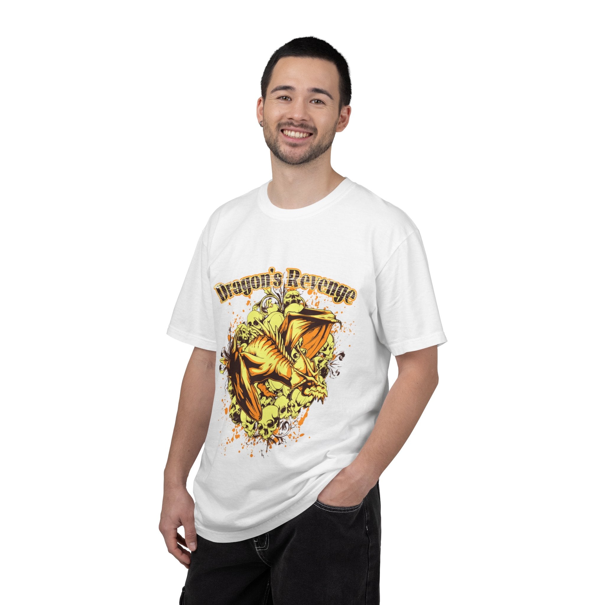 Dragon's Revenge T-Shirt — Fierce Golden Dragon Graphic Tee