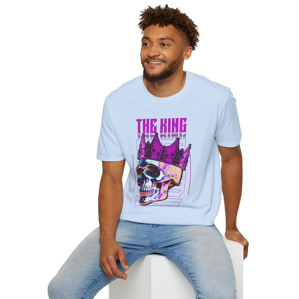 The King Skull Tee — Neon Crown Graphic T‑Shirt