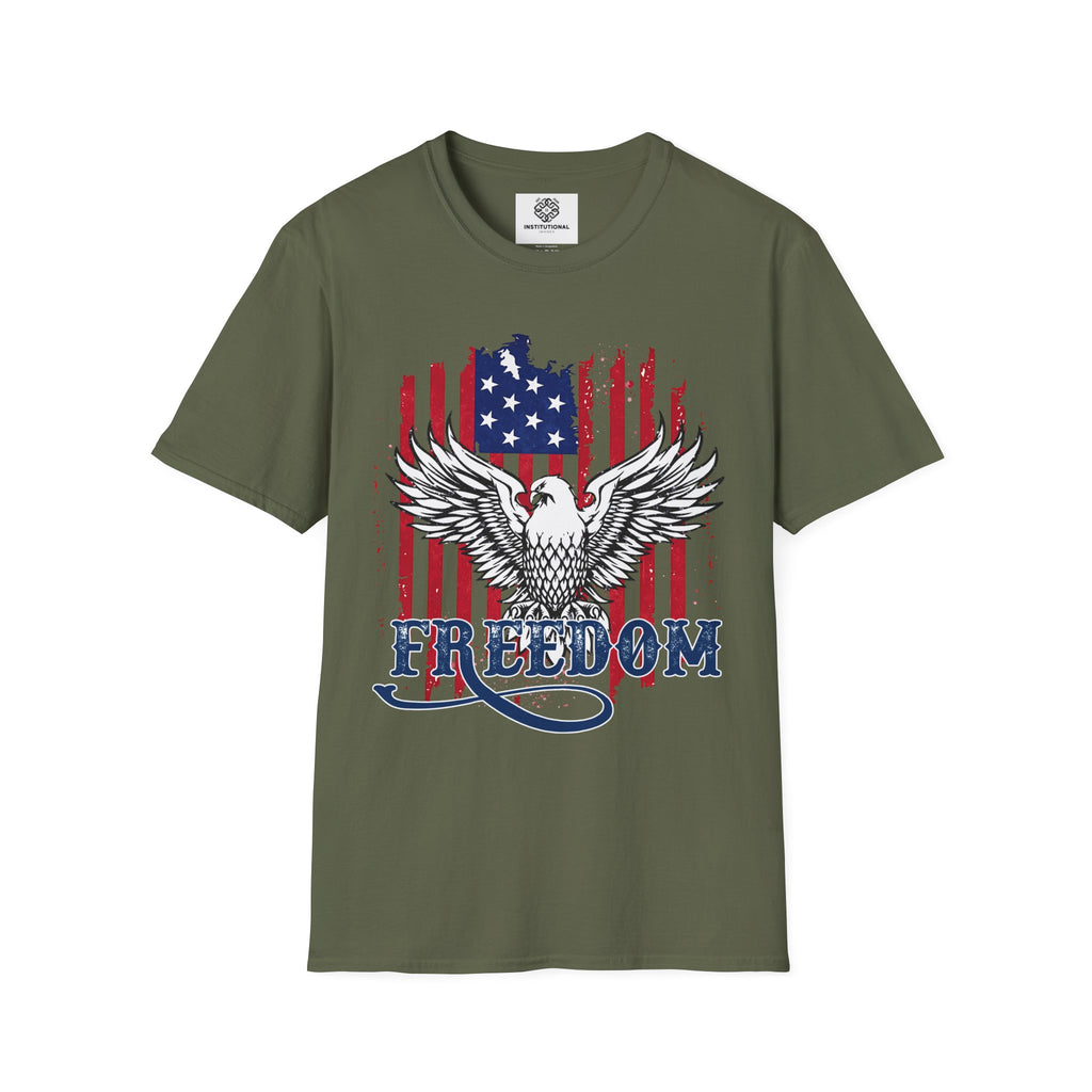Freedom Eagle T‑Shirt – Patriotic American Flag Graphic Tee
